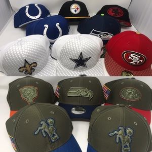 🧢 New Era NFL Fitted/SnapBack/Salute to Service